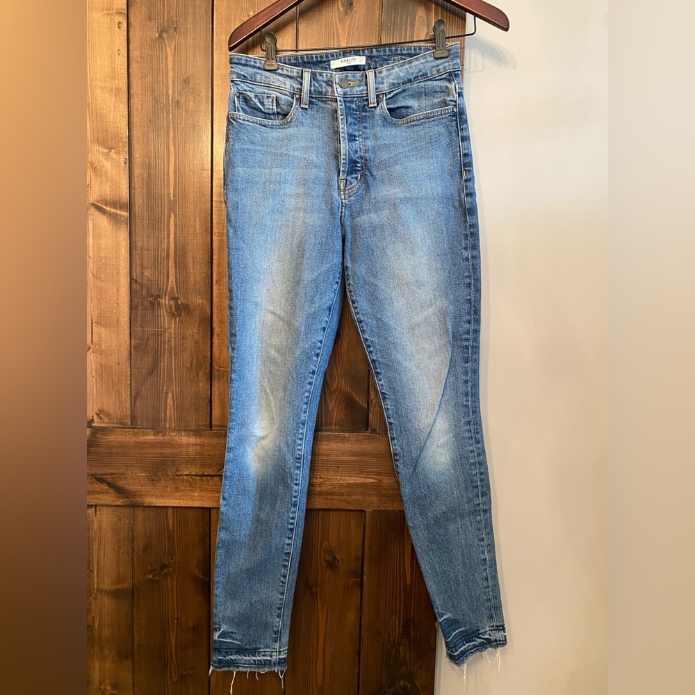 Fidelity Pixie High Rise Slim Jeans - size 27